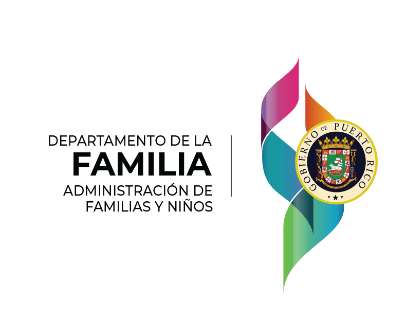 Logo Administración de Familias y Niños  (Dpto. Familia)