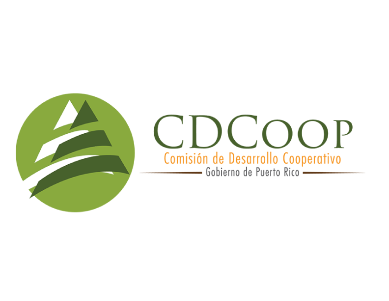 Logo Comisión de Desarrollo Cooperativo de Puerto Rico (CDCOOP)
