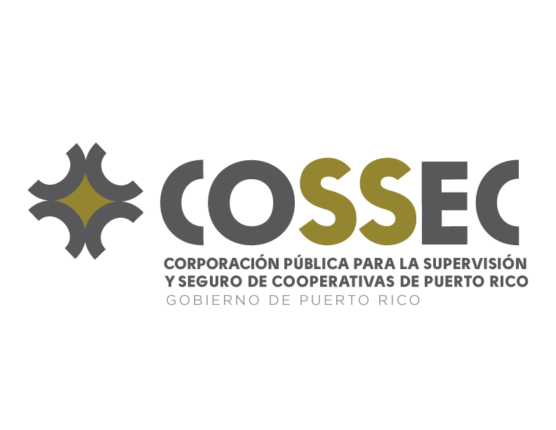Logo Corporación Pública para la Supervisión y Seguros de Cooperativas de PR (COSSEC)