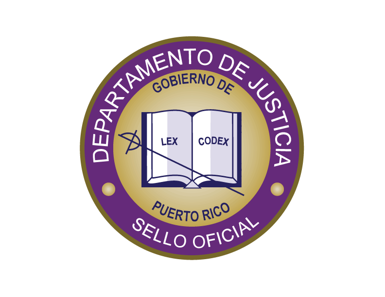Logo Departamento de Justicia (DJ)