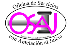 Logo Programa de Servicios con Antelación al Juicio  (PSAJ)